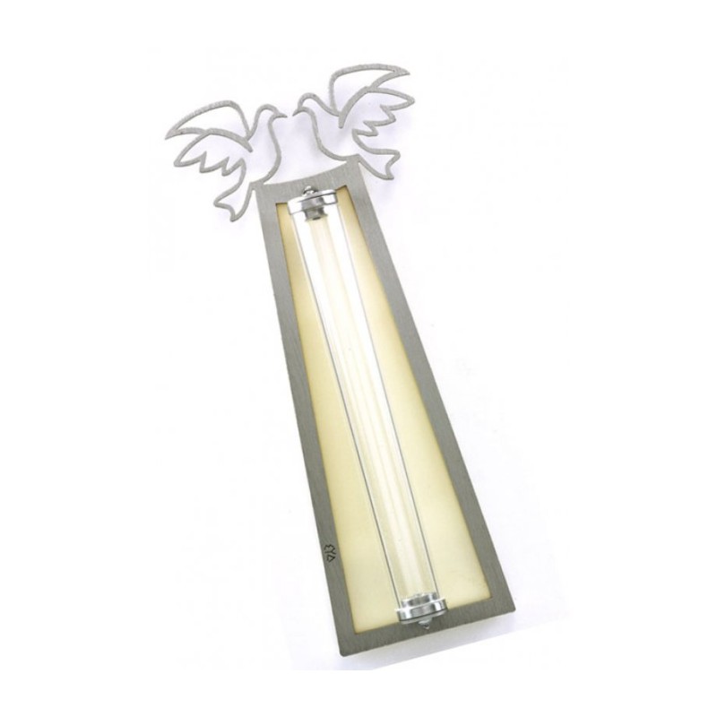 Shraga Landesman Peace Doves Mezuzah Case Si... | Modern Mezuzah Cases