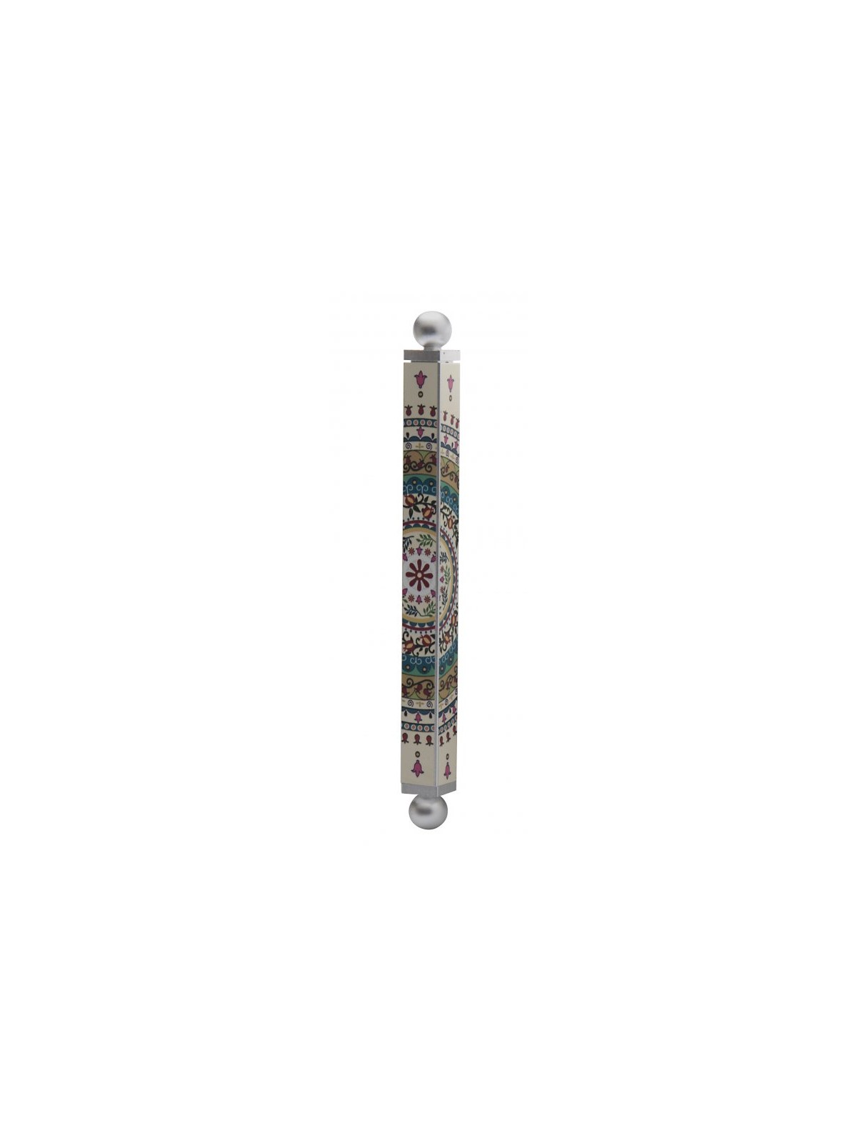 Dorit Judaica Aluminum Mezuzah Case Circular... | Modern Mezuzah Cases