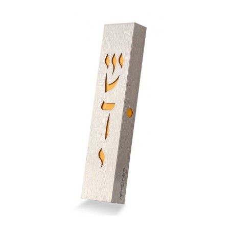 Dorit Judaica Stainless Steel Mezuzah Case C... | Modern Mezuzah Cases