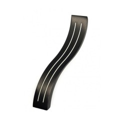 Adi Sidler Wave Design Mezuzah Case Black | Mezuzah by Adi Sidler