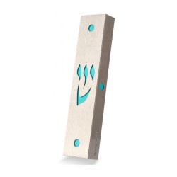 Dorit Judaica Stainless Steel Mezuzah Case C... | Modern Mezuzah Cases
