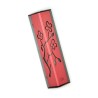 Shraga Landesman Angular Shiny Pink Aluminum... | Modern Mezuzah Cases