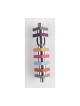 Agayof Cylinder Mezuzah Case with Triangles ... | Modern Mezuzah Cases