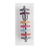Agayof Cylinder Mezuzah Case with Triangles ... | Modern Mezuzah Cases