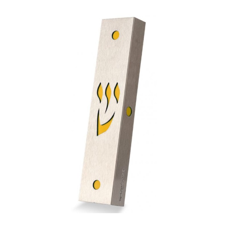 Dorit Judaica Stainless Steel Mezuzah Case C... | Modern Mezuzah Cases