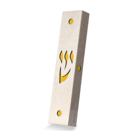 Dorit Judaica Stainless Steel Mezuzah Case C... | Modern Mezuzah Cases