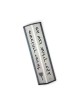 Shraga Landesman Angular Shiny Silver Alumin... | Modern Mezuzah Cases