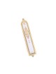Classic White Mezuzah by Ester Shahaf | Mezuzah by Esther Shahaf