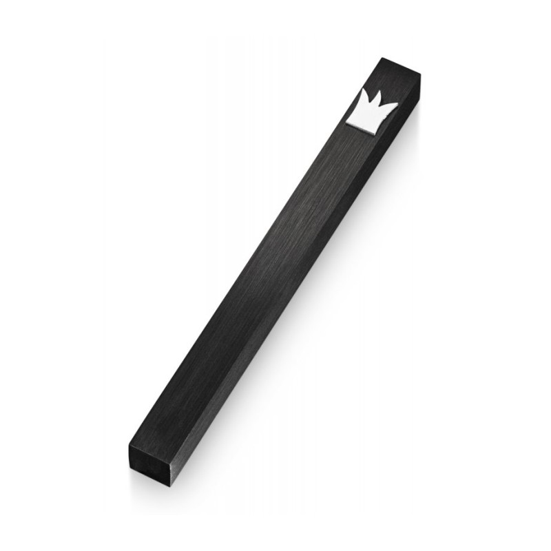 Adi Sidler Silver Crown Smooth Mezuzah Case... | Mezuzah by Adi Sidler