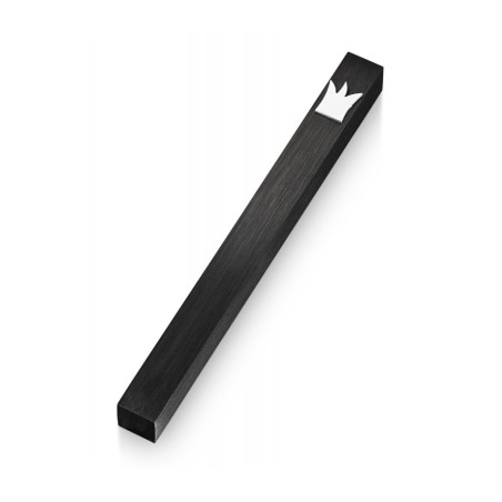 Adi Sidler Silver Crown Smooth Mezuzah Case... | Mezuzah by Adi Sidler