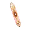 Oriental Mezuzah Case in Pink Shades | Mezuzah by Esther Shahaf