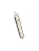 Silver Color Mezuzah Case by Ester Shahaf | Mezuzah by Esther Shahaf