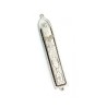 Silver Color Mezuzah Case by Ester Shahaf | Mezuzah by Esther Shahaf