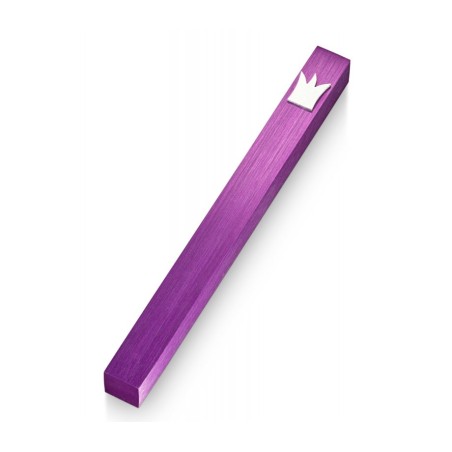Adi Sidler Silver Crown Smooth Mezuzah Case... | Mezuzah by Adi Sidler