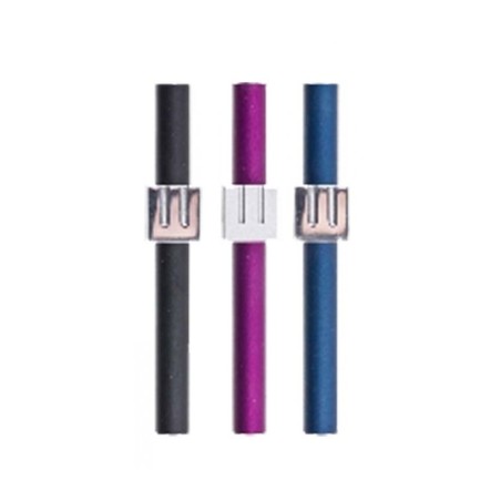 Agayof Cylinder Mezuzah Case with Square Shi... | Modern Mezuzah Cases