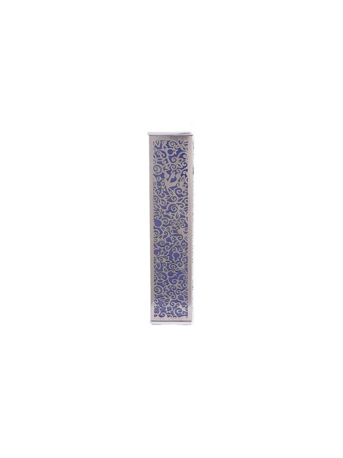 Yair Emanuel Wide Mezuzah Case Cutout Pomegra... | Mezuzahs by Emanuel
