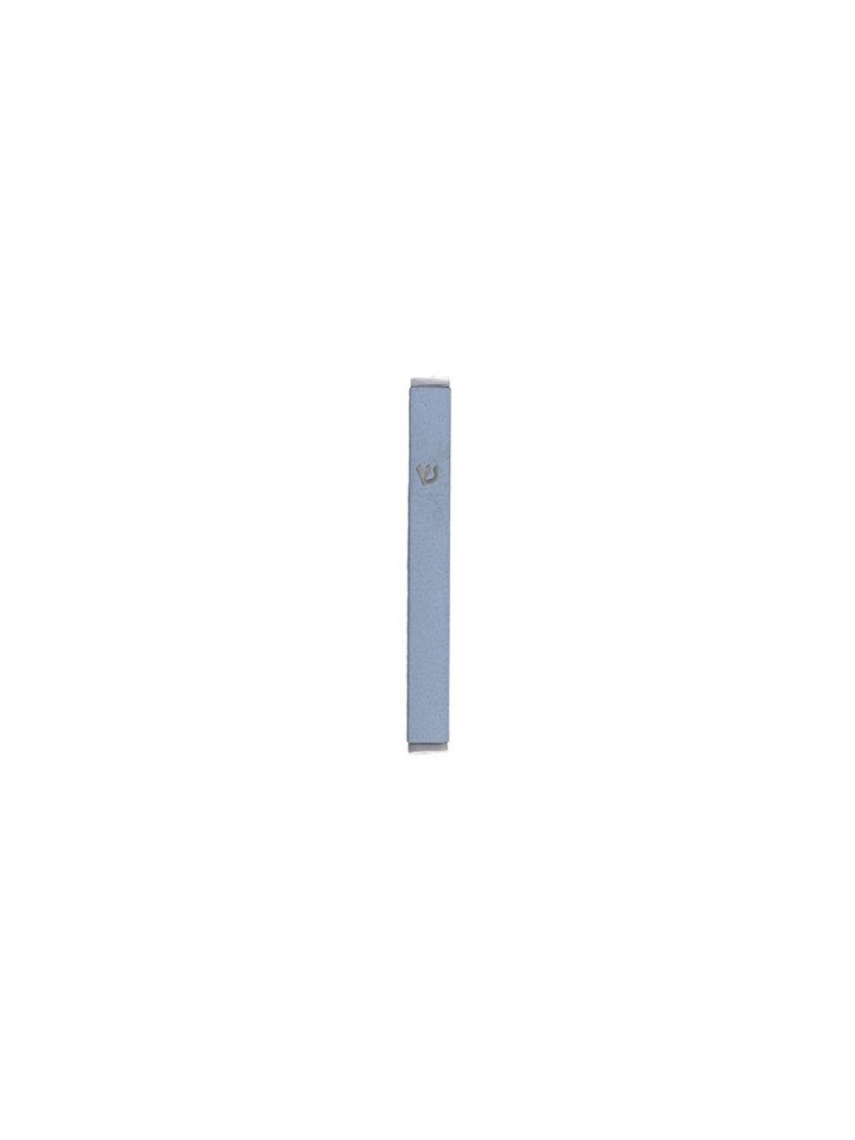 Yair Emanuel Matte Metal Mezuzah Case with Sh... | Mezuzahs by Emanuel