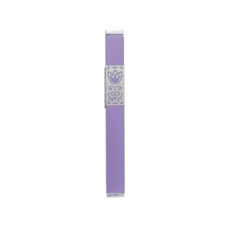 Yair Emanuel Anodized Aluminum Mezuzah Case D... | Mezuzahs by Emanuel