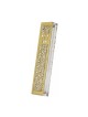 Dorit Judaica Gold Stainless Steel Acrylic M... | Modern Mezuzah Cases