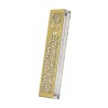 Dorit Judaica Gold Stainless Steel Acrylic M... | Modern Mezuzah Cases