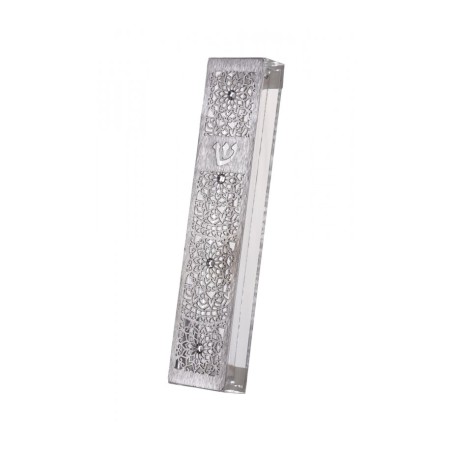 Dorit Judaica Acrylic Mezuzah Case with Cuto... | Modern Mezuzah Cases