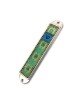 Iris Design Handcrafted Pewter Enamel Mezuza... | Modern Mezuzah Cases