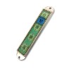 Iris Design Handcrafted Pewter Enamel Mezuza... | Modern Mezuzah Cases