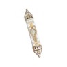 Silver Gold Pewter Mezuzah by Ester Shahaf | Mezuzah by Esther Shahaf