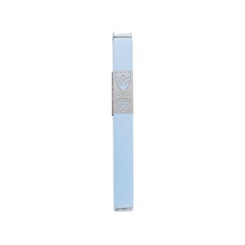 Yair Emanuel Anodized Aluminum Mezuzah Case D... | Mezuzahs by Emanuel