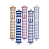 Agayof Cylinder Mezuzah Case with Bands Curv... | Modern Mezuzah Cases
