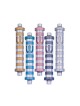 Agayof Cylinder Mezuzah Case with Bands Ligh... | Modern Mezuzah Cases