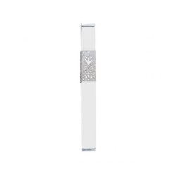 Yair Emanuel Anodized Aluminum Mezuzah Case D... | Mezuzahs by Emanuel