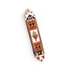 Geometric Hamsa Mezuzah by Ester Shahaf | Mezuzah by Esther Shahaf