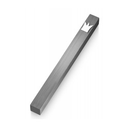 Adi Sidler Silver Crown Smooth Mezuzah Case... | Mezuzah by Adi Sidler