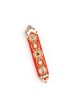 Red Hamsa Star of David Mezuzah Case Est... | Mezuzah by Esther Shahaf