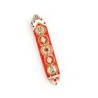 Red Hamsa Star of David Mezuzah Case Est... | Mezuzah by Esther Shahaf