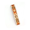 Curved Pewter Mezuzah Case in Autumn Sha... | Mezuzah by Esther Shahaf