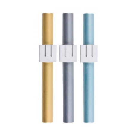 Agayof Cylinder Mezuzah Case with Square Shi... | Modern Mezuzah Cases