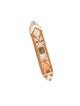 Orange Filigree Mezuzah Case Ester Shahaf | Mezuzah by Esther Shahaf