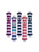 Agayof Cylinder Mezuzah Case with Bands and ... | Modern Mezuzah Cases