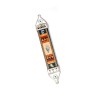 Wood Pewter Mezuzah Hamsa by Ester Shahaf | Mezuzah by Esther Shahaf