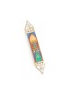 Colorful Oriental Mezuzah by Ester Shahaf | Mezuzah by Esther Shahaf