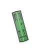 Shraga Landesman Angular Shiny Green Aluminu... | Modern Mezuzah Cases