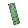 Shraga Landesman Angular Shiny Green Aluminu... | Modern Mezuzah Cases