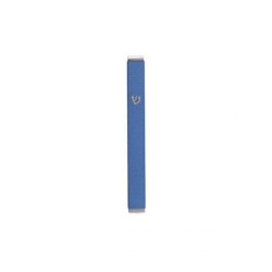 Yair Emanuel Matte Metal Mezuzah Case with Sh... | Mezuzahs by Emanuel