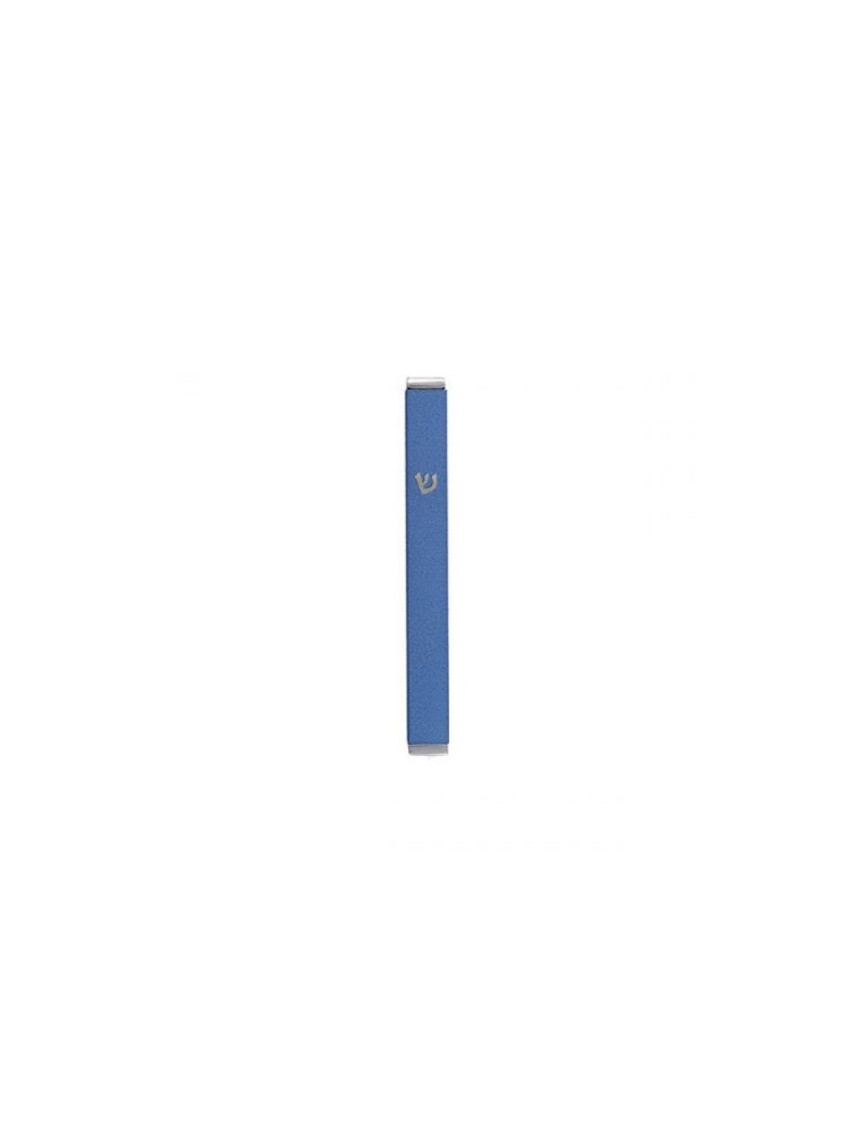 Yair Emanuel Matte Metal Mezuzah Case with Sh... | Mezuzahs by Emanuel