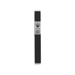 Yair Emanuel Anodized Aluminum Mezuzah Case D... | Mezuzahs by Emanuel