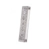 Dorit Judaica Acrylic Steel Mezuzah Case Cut... | Modern Mezuzah Cases