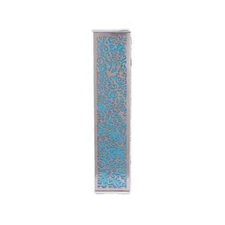 Yair Emanuel Wide Mezuzah Case Cutout Pomegra... | Mezuzahs by Emanuel