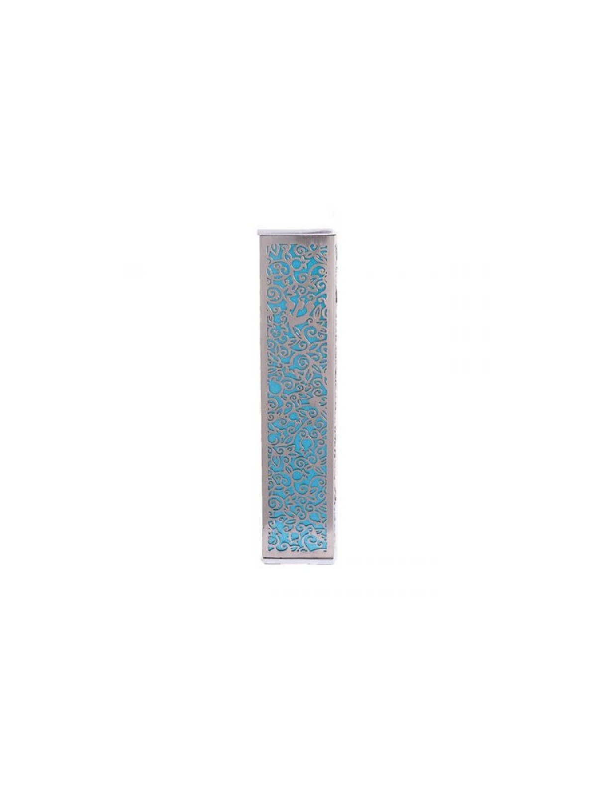 Yair Emanuel Wide Mezuzah Case Cutout Pomegra... | Mezuzahs by Emanuel